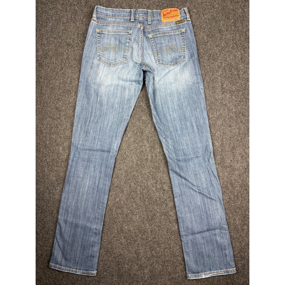 Lucky Brand Sweet N Straight Jeans Womens 4/27 (27x31) Medium Wash Blue Denim - Picture 2 of 9